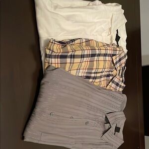 10 short sleeve Men’s button down shirts Big and Tall 2X